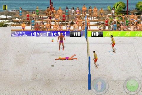 Un disperato tentativo in tuffo sulla spiaggia di Miami.