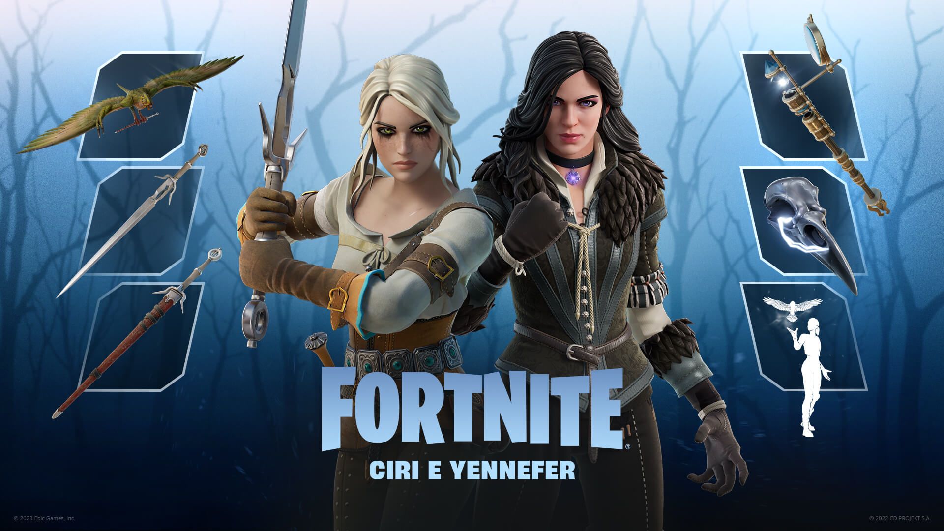 Fortnite accoglie Ciri e Yennefer di The Witcher