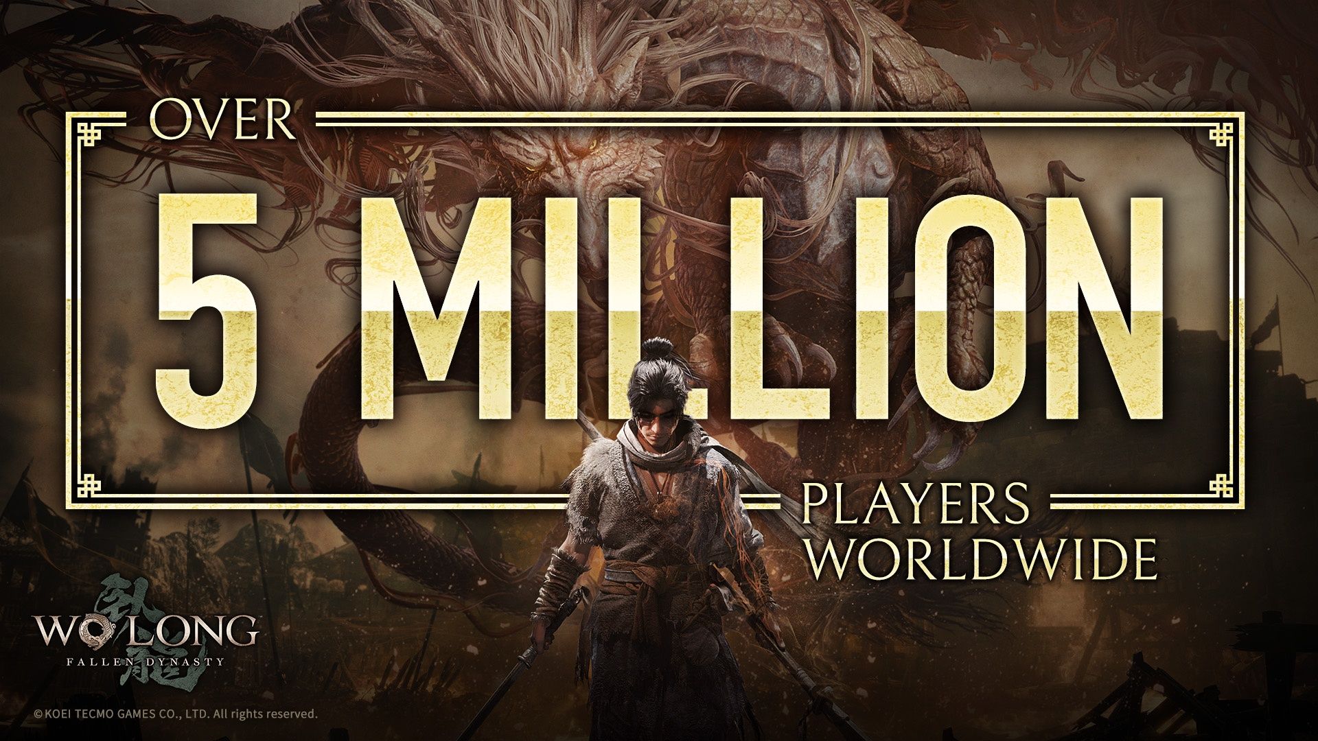 Wo Long: Fallen Dynasty festeggia i 5 milioni di giocatori