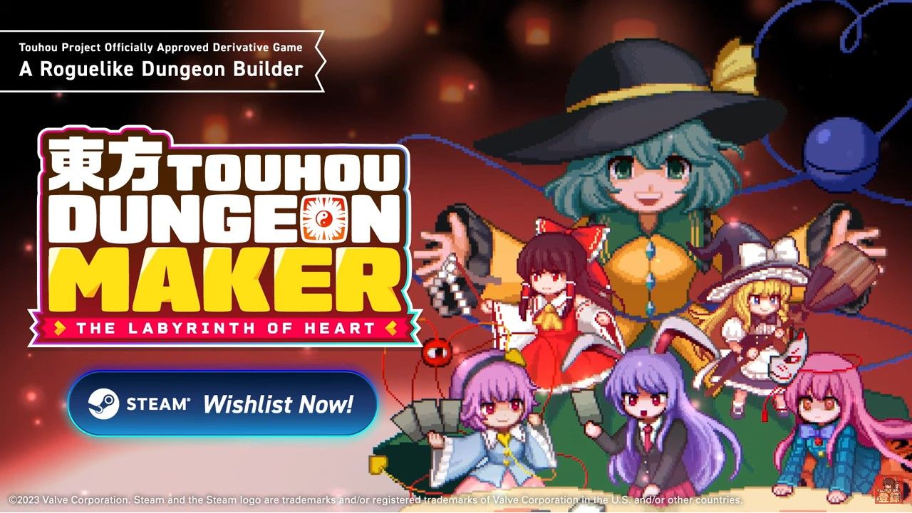 Touhou Dungeon Maker: The Labyrinth of Hearth annunciato per PC 