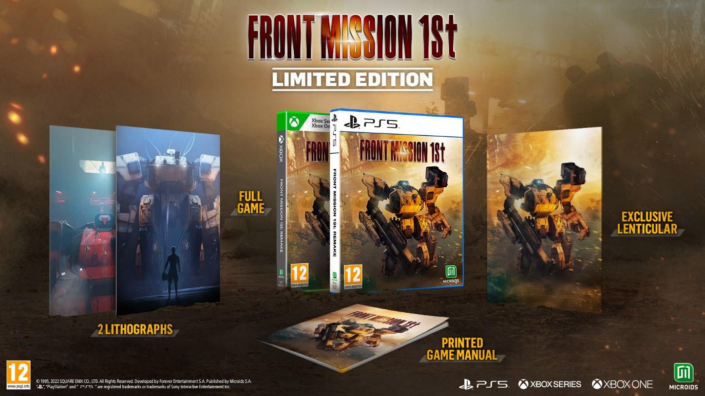Front Mission 1st: Remake arriva in edizione limitata su PS5 e Xbox 