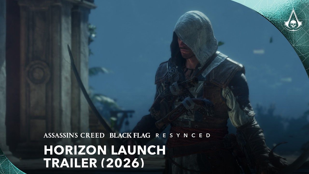 Assassin's Creed Black Flag Resynced salpa oggi: il trailer di lancio