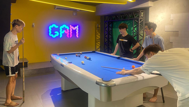 Phòng bida của GAMing house