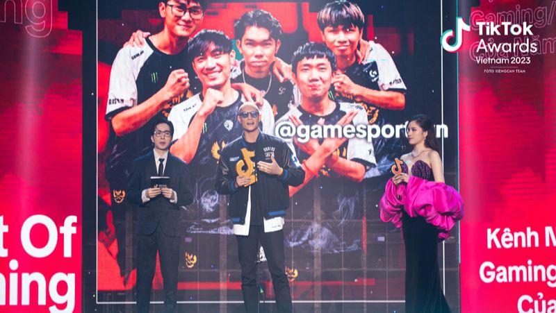 GAM giành chiến thắng trong hạng mục Best of Gaming/Esports tại TikTok Awards Vietnam 2023