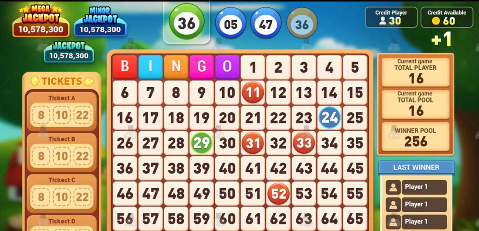 Bingo Game Design by Gamix Labs