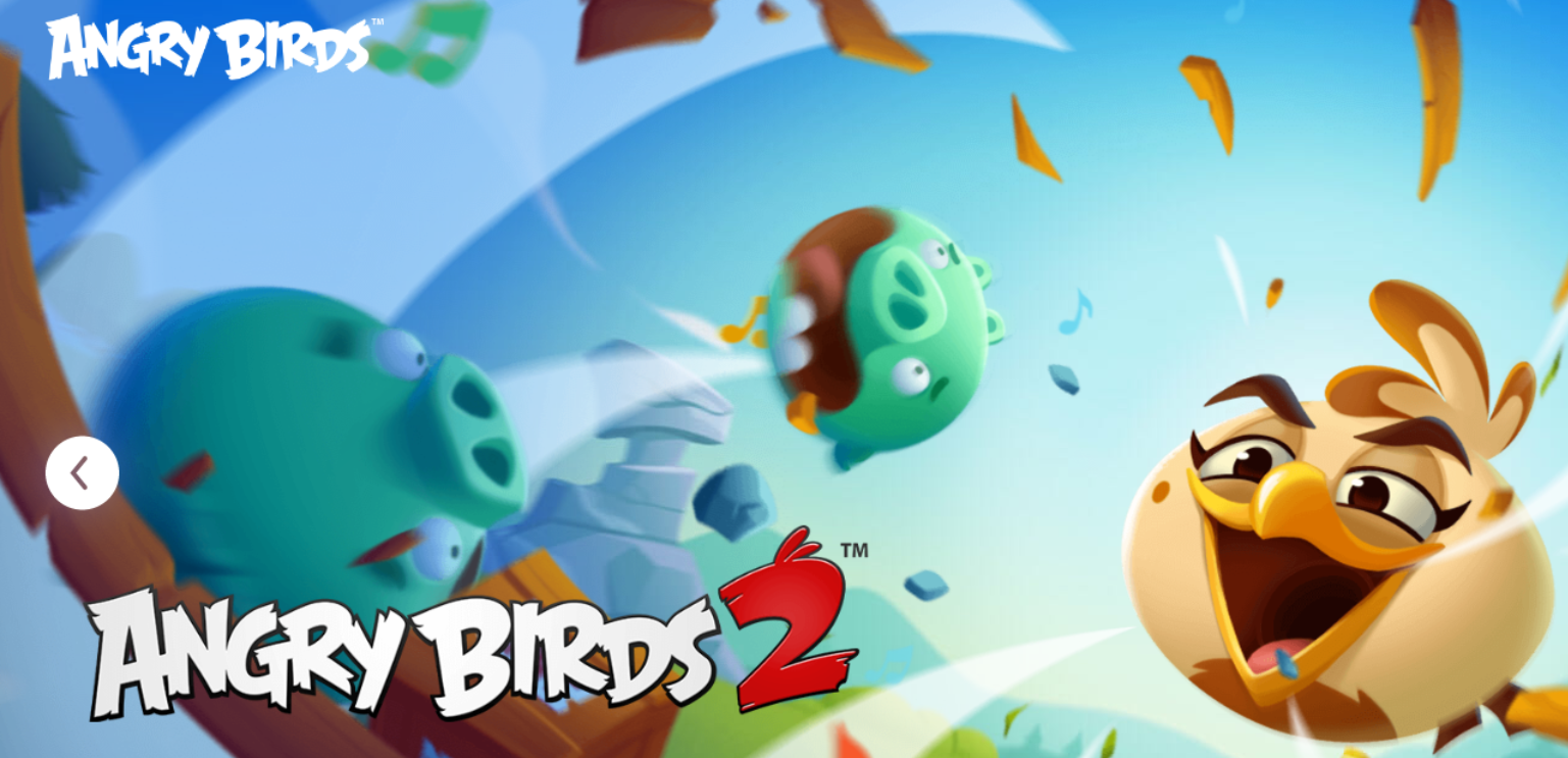 Most popular iOS games Angry birds