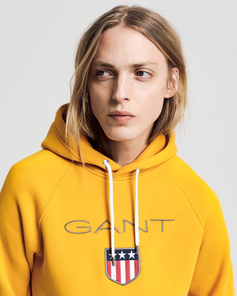 gant original shield sweat hoodie