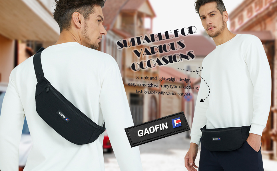 GAOFIN Meer series sports waist bags, chest bags, and crossbody bags are suitable for daily use, shopping, outdoor walking and running. Product Details 8