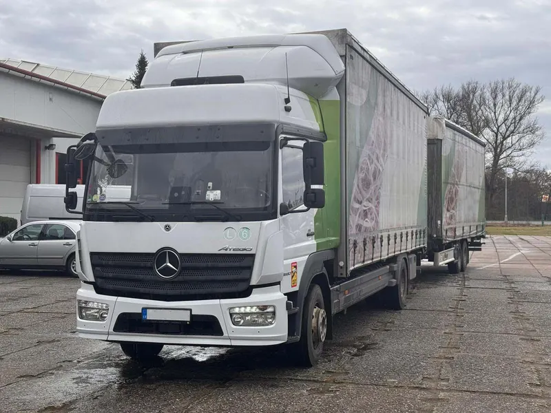 Mercedes-Benz ATEGO 1530 + Fliegl TPS135 / 2019 / 630 000 km