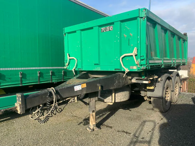 Meiller MZDA 1822J / 2017/ Tandem tipping trailer