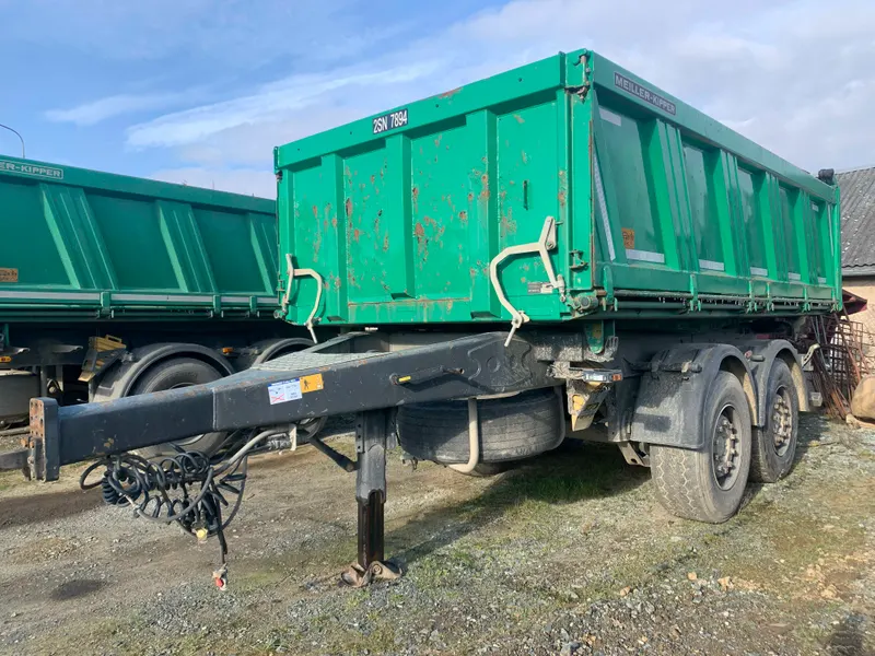 Meiller MZDA 1822J / 2015/ Tandem tipping trailer