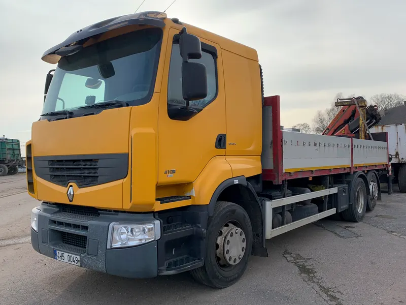Renault Premium DXI R 410 6x2/2008 / Palfinger Crane PKK 12500