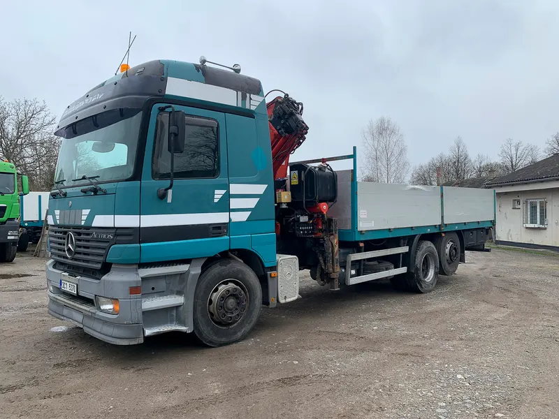 Mercedes Benz Actros 2540L 6x2/ 1999/ Loader Crane/ Atlas 190.2E-A4 