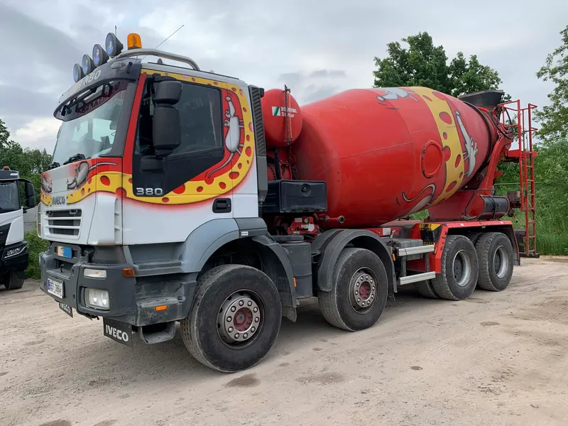 Iveco Trakker 380 8x4/  Concrete Mixer Stetter/ 2006/ 415565 km