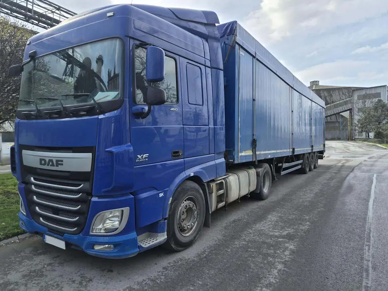 DAF XF 460 FT + REISCH / 2016 / 1 065 000 km