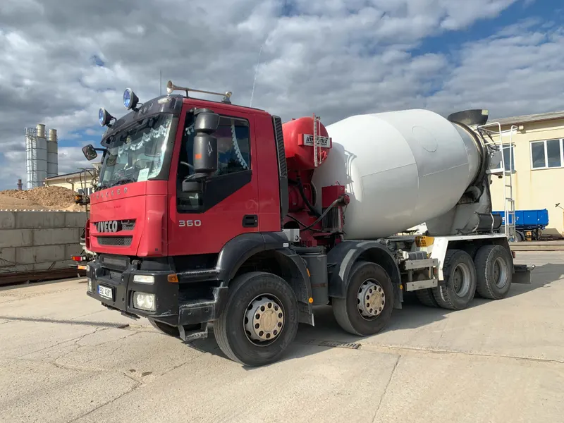 Iveco Trakker 340/ 2009/ Concrete mixer / Intermix IMI 9/ New Drum 