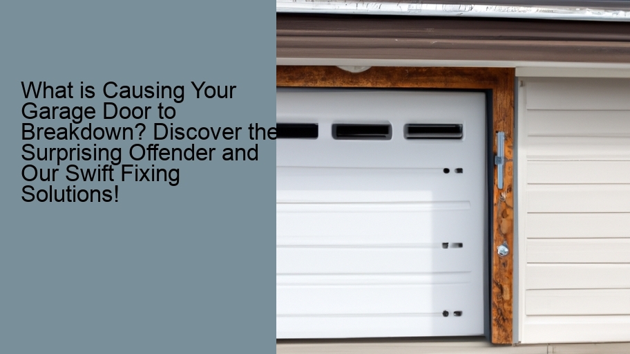 What is Causing Your Garage Door to Breakdown? Discover the Surprising Offender and Our Swift Fixing Solutions!