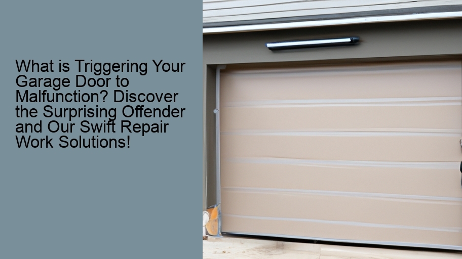 What is Triggering Your Garage Door to Malfunction? Discover the Surprising Offender and Our Swift Repair Work Solutions!