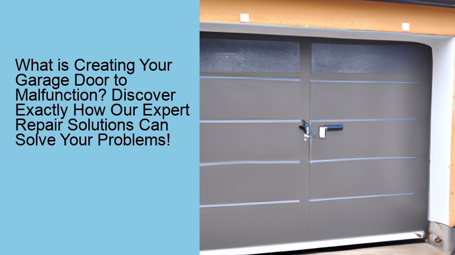 What is Creating Your Garage Door to Malfunction? Discover Exactly How Our Expert Repair Solutions Can Solve Your Problems!