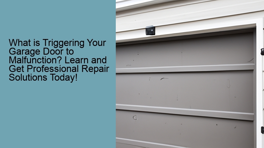 What is Triggering Your Garage Door to Malfunction? Learn and Get Professional Repair Solutions Today!