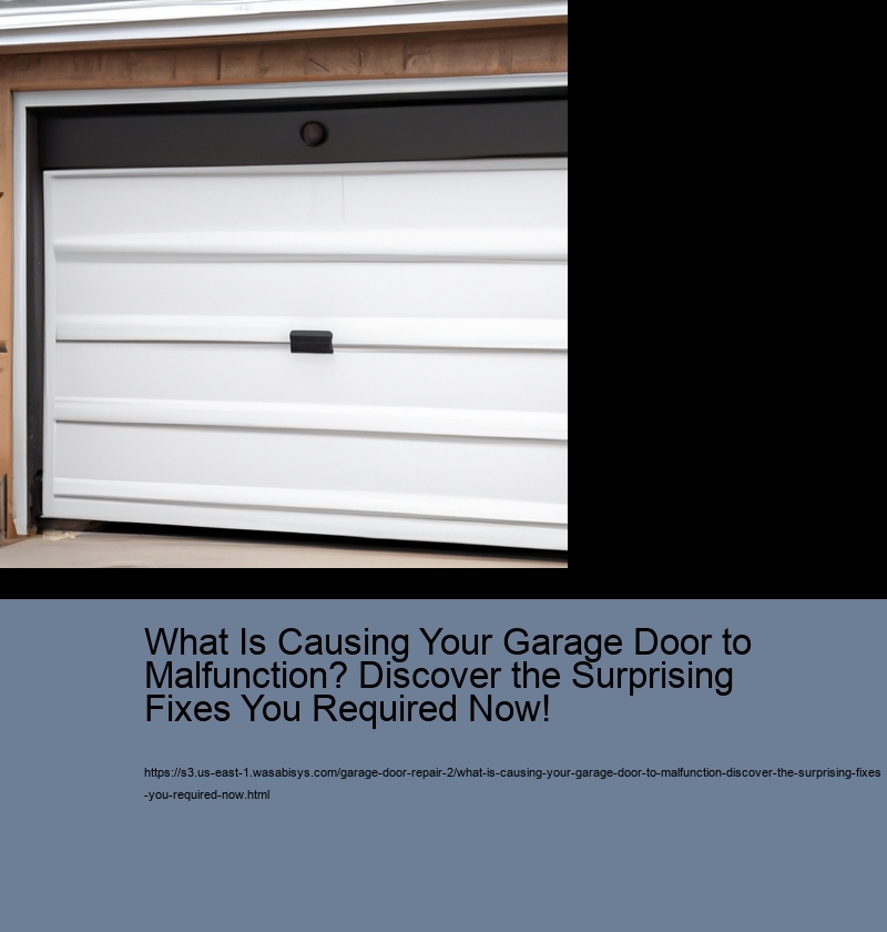 What Is Causing Your Garage Door to Malfunction? Discover the Surprising Fixes You Required Now!