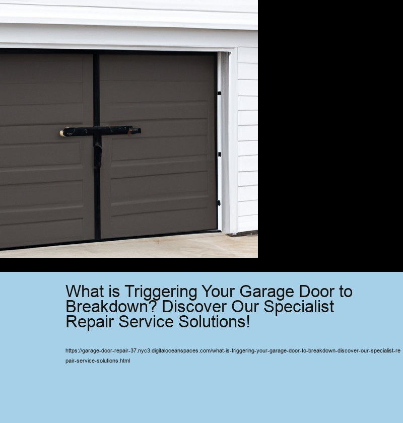 What is Triggering Your Garage Door to Breakdown? Discover Our Specialist Repair Service Solutions!