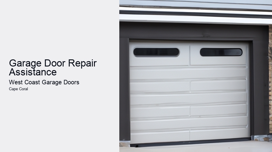 Garage Door Repair Assistance