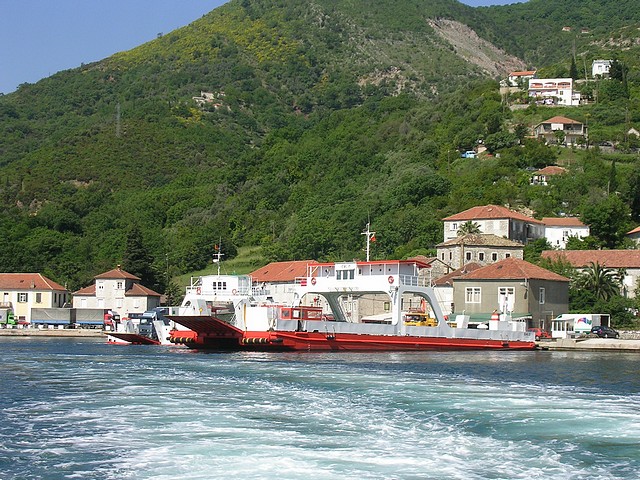 Ferry to Kotor, Montenegro