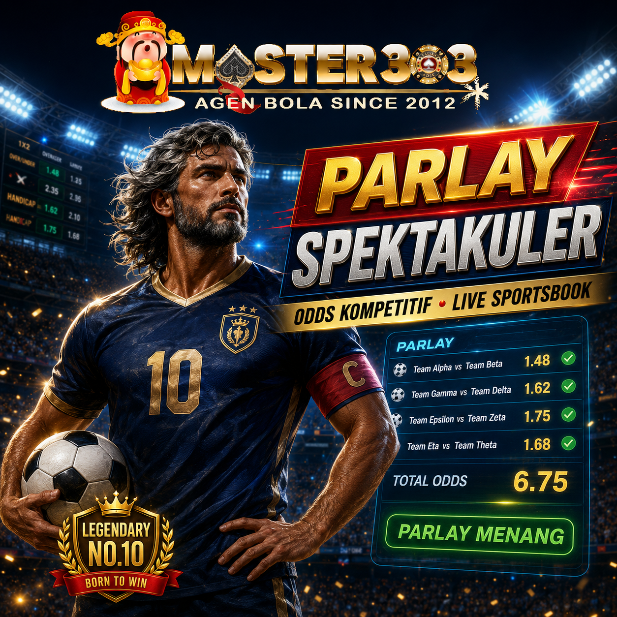 MASTER303: Link Resmi Agen Situs Judi Bola Online SBOBET Taruhan Mix Parlay 2026