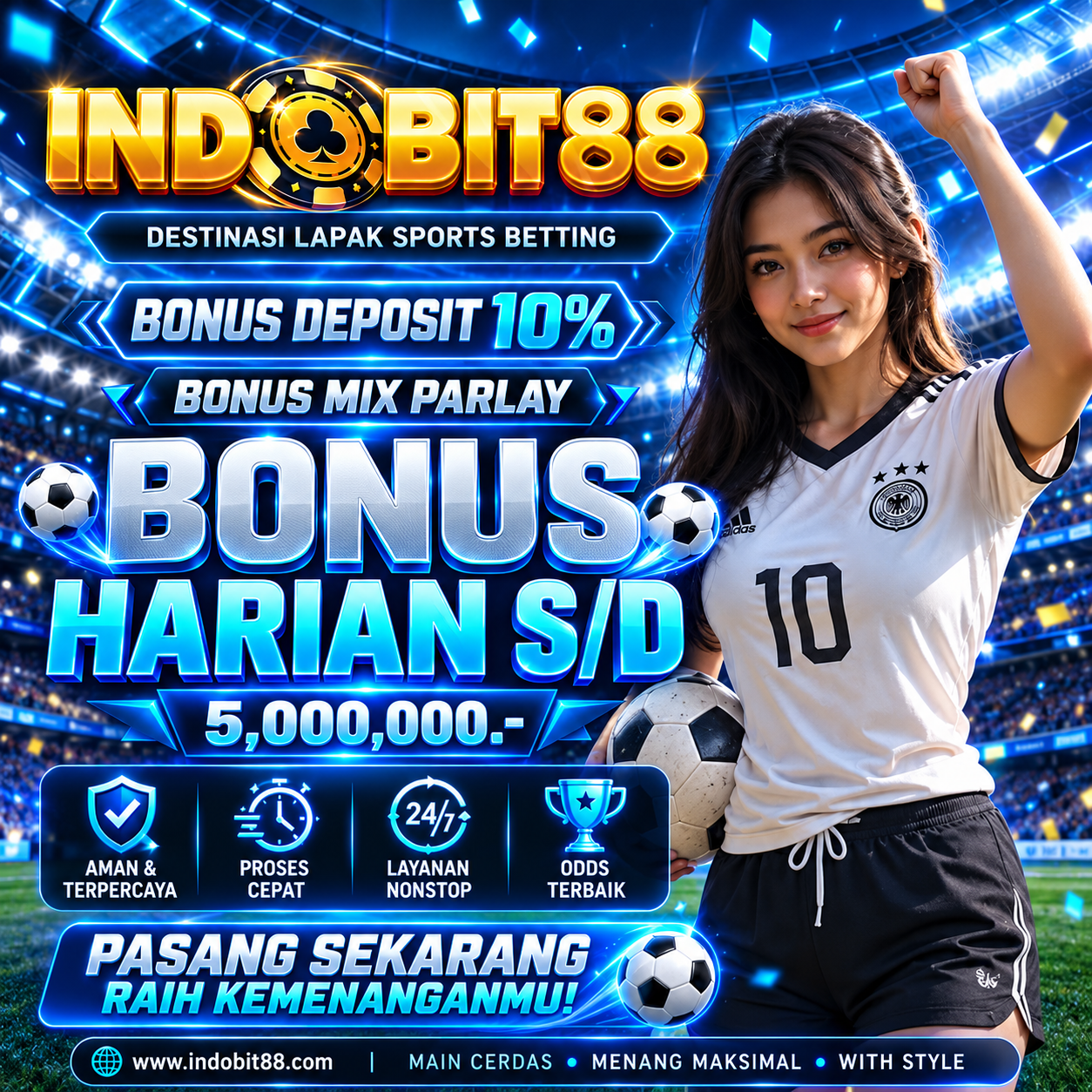 INDOBIT88 | Situs Judi Bola Online SBOBET Mitra Resmi SABA Sports Terpercaya