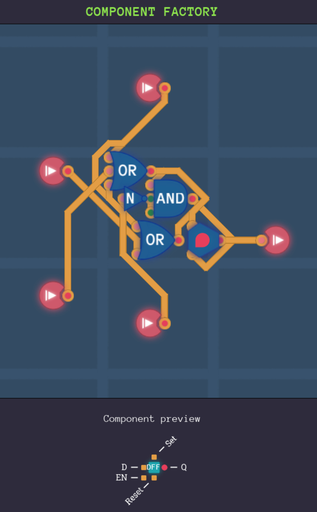 turing complete custom block for DFF
