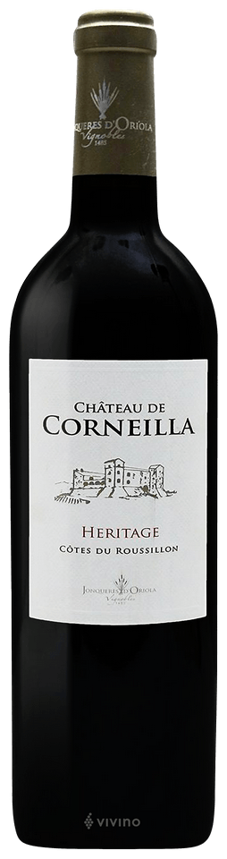 Château de Corneilla Héritage  Côtes du Roussillon Rouge 2019