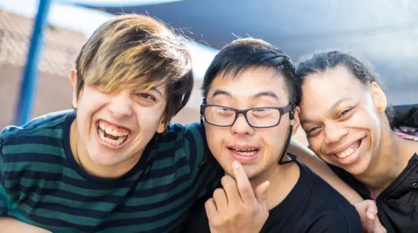 Smiling group