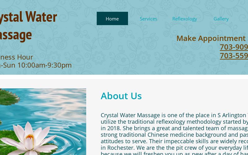 Crystal Water Massage logo