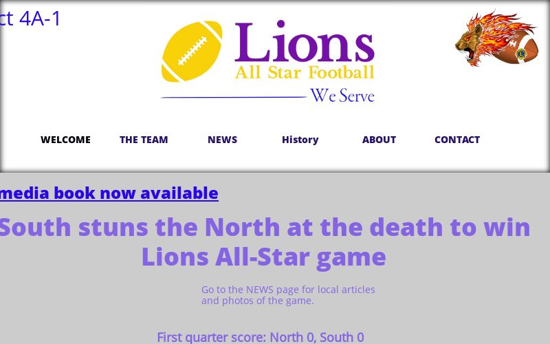 Pictures: Lions All Star football game