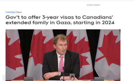 Canada Rolls Out New Rules To Meet Gaza Passage Pledge