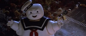 Mr. Stay Puft Invades Ghostbusters Fans' Pages