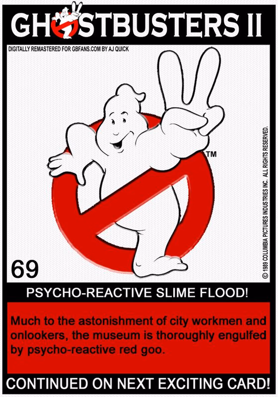 Ghostbusters  2 Trading Cards Card 138