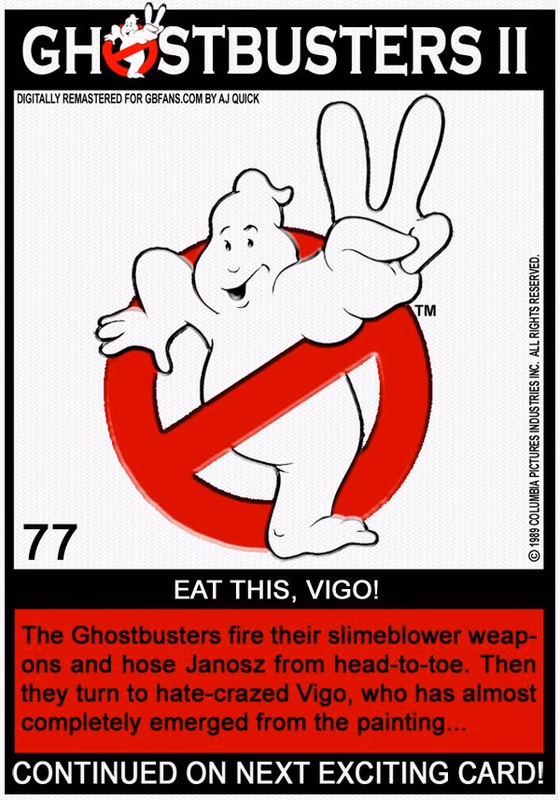 Ghostbusters  2 Trading Cards Card 154