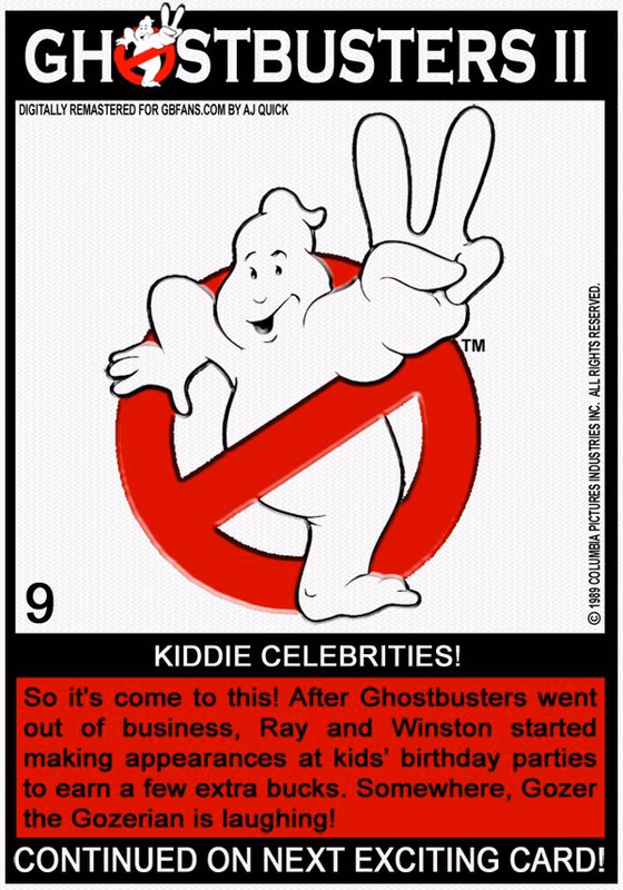 Ghostbusters  2 Trading Cards Card 18