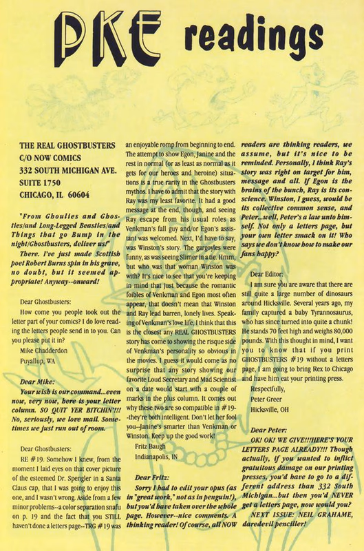 Real  Ghostbusters NOW Comics Volume 1 Issue 22 Page 25
