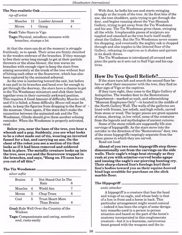 Ghostbusters  RPG Ghostbusters 2 The Adventure Page 43
