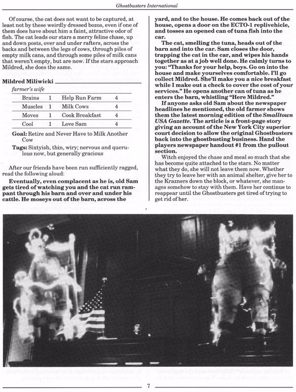 Ghostbusters  RPG Ghostbusters 2 The Adventure Page 12