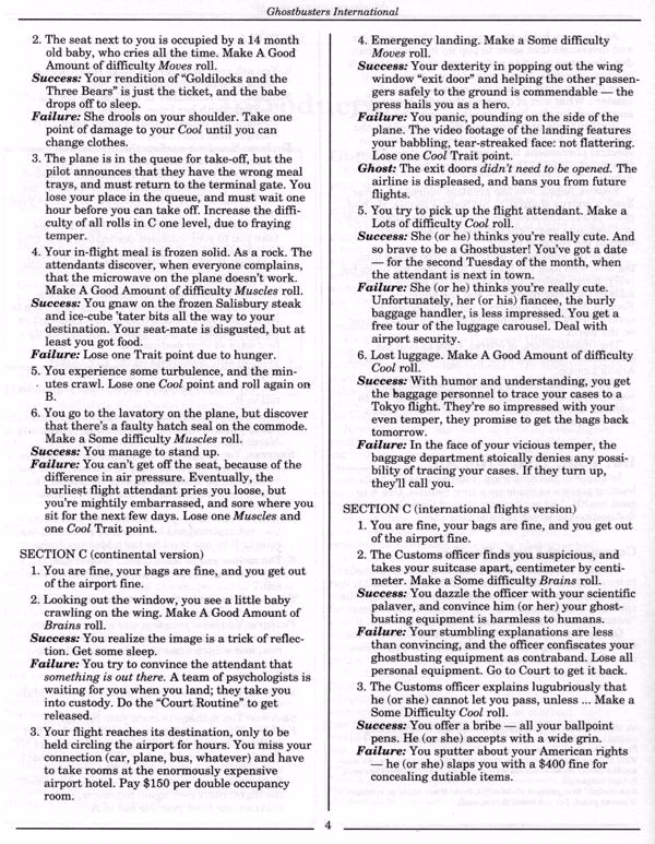 Ghostbusters  RPG Lurid Tales of Doom Page 5