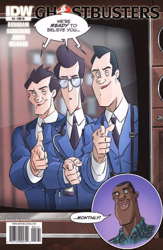 Ghostbusters Comic 2 Cover RI