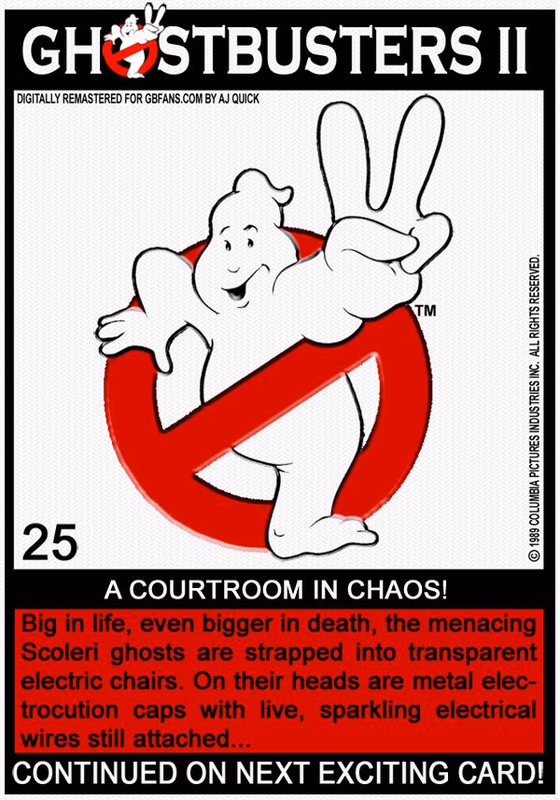 Ghostbusters  2 Trading Cards Card 50