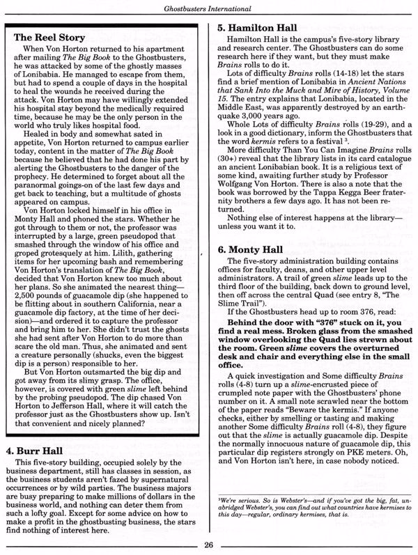 Ghostbusters  RPG ApoKERMIS Now Page 27