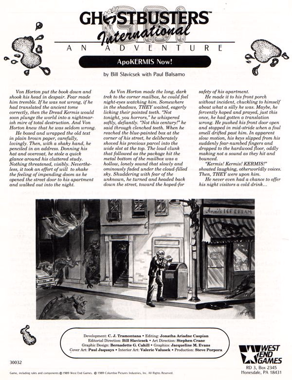 Ghostbusters  RPG ApoKERMIS Now Page 2