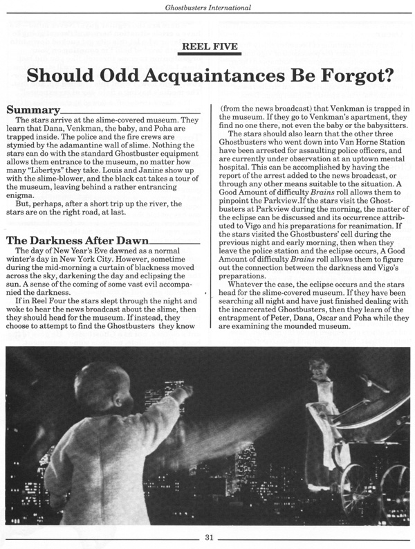 Ghostbusters  RPG Ghostbusters 2 The Adventure Page 36