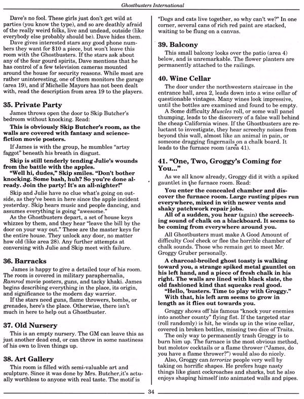 Ghostbusters  RPG Pumpkin Patch Panic Page 35